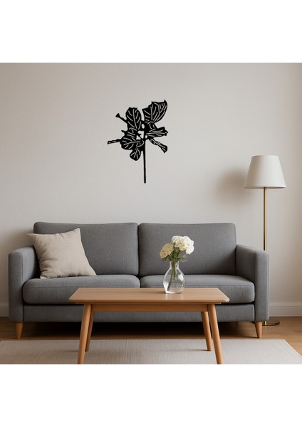 Modern Çiçek Desenli Duvar Sanatı - MRS9747-8890 fırsatları
