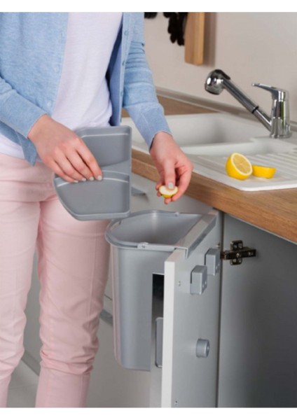 Gri Dolap Içi Bio Çöp Kovası, Şık ve Pratik Temizlik Çözümü modelleri