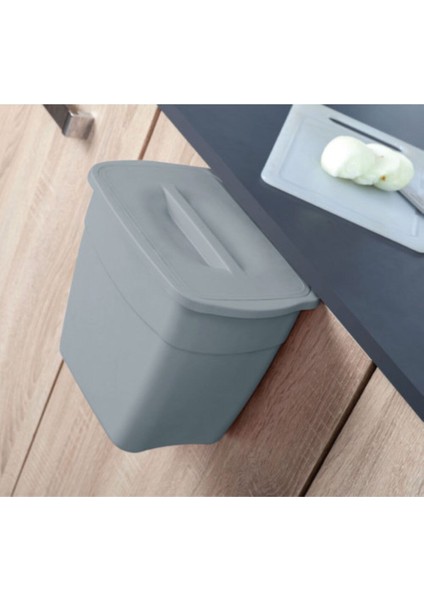 Gri Dolap Içi Bio Çöp Kovası, Şık ve Pratik Temizlik Çözümü indirimleri