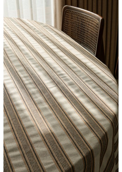 Bej Pamuklu Masa Örtüsü, Şık ve Dayanıklı, Ev ve Yemek Odası Dekoru fiyatları