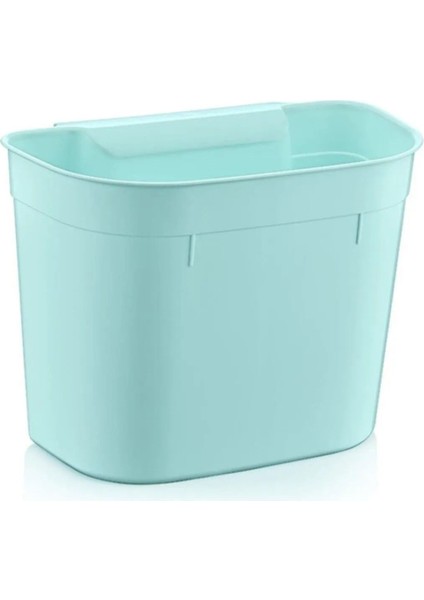 Mavi Askılı Çöp Kutusu, Mutfak Dolap Kapağıyla Kullanışlı ve Şık Tasarım