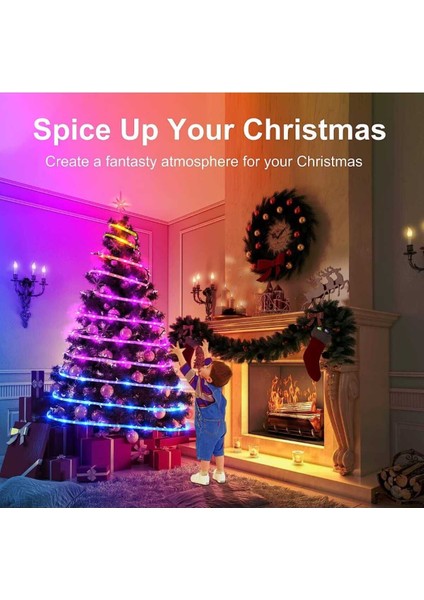 Iç ve Dış Mekan Rgb Şerit Led, Kumandalı 5mt, Bilgisayar ve Televizyon Arkası Aydınlatma