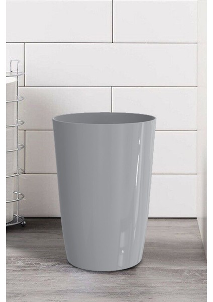 Beyaz 6 Lt Kapaksız Kova, Banyo, Mutfak, Ofis Kullanımı