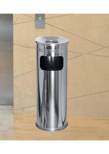 Paslanmaz Çöp Kovası ve Sigaralık, Kapı Önü, Ayaklı, Şık ve Kullanışlı modelleri