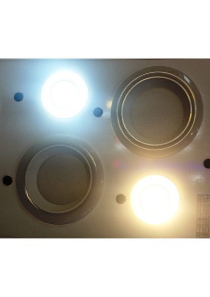 6 Watt Beyaz ve Kahverengi Downlight ile Şık ve Aydınlık Ortamlar Yaratın fırsatları