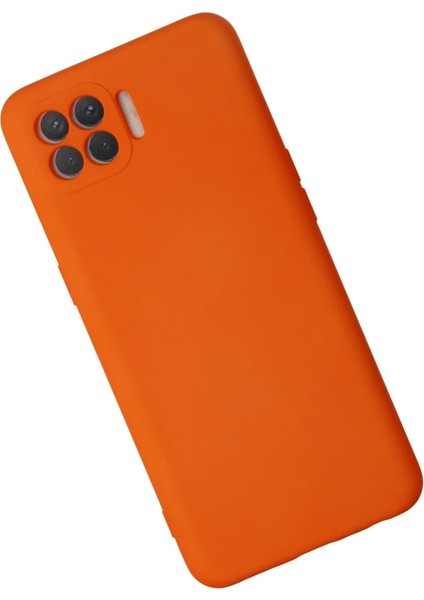 Oppo Reno 4 Lite Kılıf Nano Içi Kadife Silikon - Turuncu - MRS6085-6575 modelleri