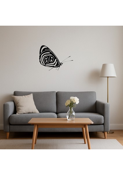 Estetik Kelebek Desenli Duvar Süsü - MRS1282-3842 fırsatları