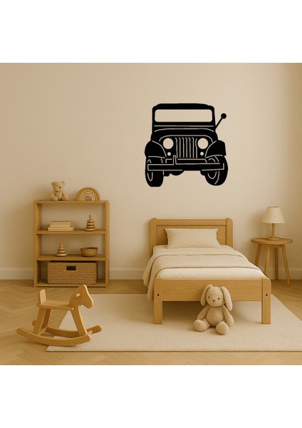 Jeep Tasarımlı Dekoratif Duvar Tablosu - MRS6949-1777 modelleri