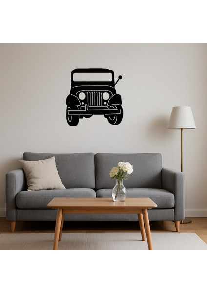 Jeep Tasarımlı Dekoratif Duvar Tablosu - MRS6949-1777 fırsatları