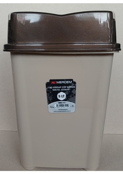 Kahverengi Çöp Kova, Şık ve Kullanışlı Ev Temizlik Gereciği