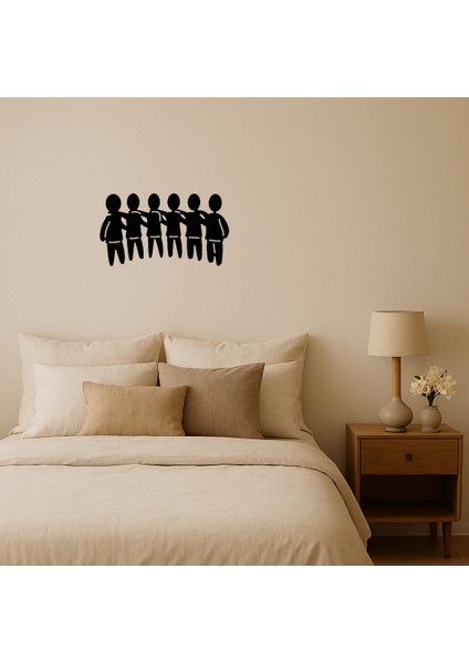 Takım Çalışması Sembolü Dekoratif Tablo - MRS5942-9807