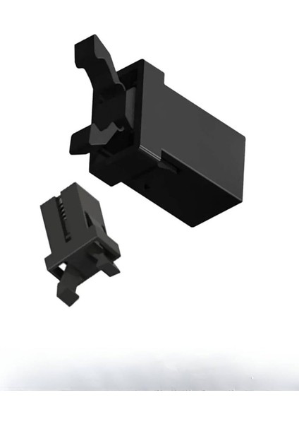 Çok Renkli 2'li Çöp Kovası Yedek Kilidi Klipsi Seti