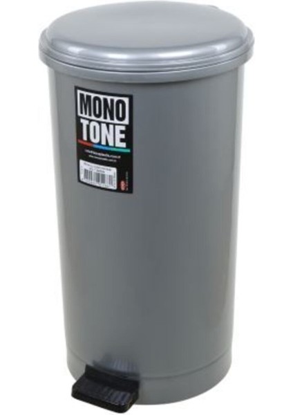 11 Litre Pedallı Derin Çöp Kovası Gri, Şık ve Kullanışlı Ev ve Ofis Temizliği