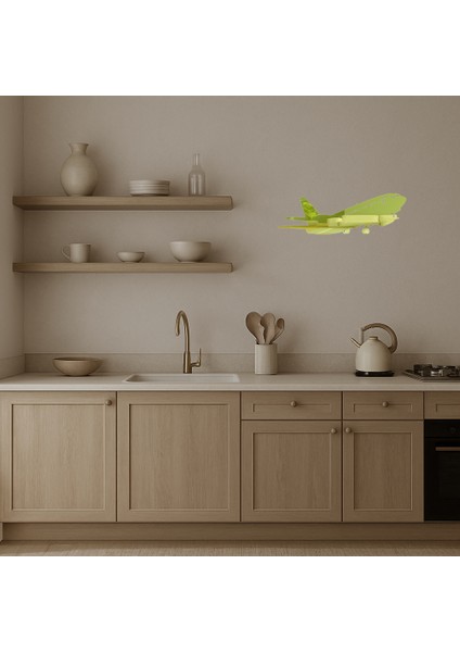 Uçak Figürlü Duvar Dekorasyonu - MRS3898-6429 modelleri