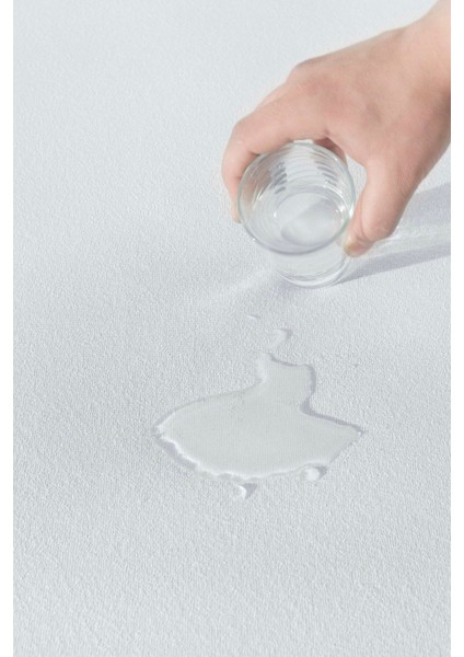 Beyaz Sıvı Geçirmez Fitted Yatak Alezi, Rahat ve Temiz Uyku Sağlar. fiyatları