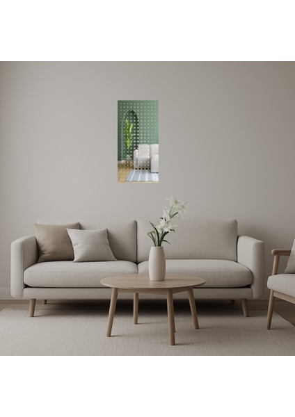 Geometrik Desenli Dekoratif Aynalı Tablo - MRS3343-4401