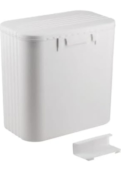Renkli Mutfak Tezgah ve Dolap Askılı Çöp Kovası 15 Lt Beyaz modelleri