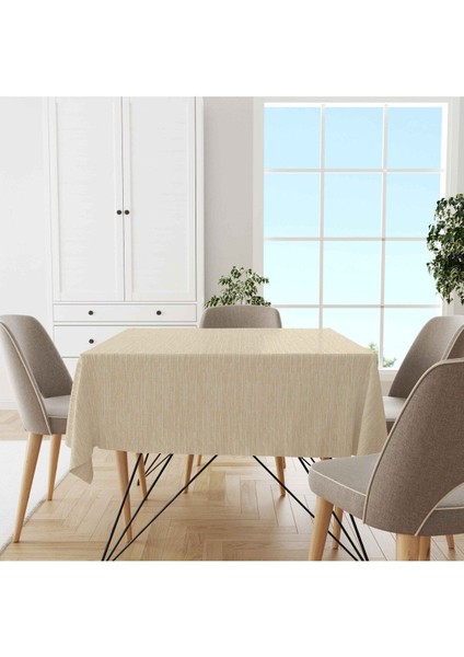 Yıkanabilir ve Silinebilir, Leke Tutmaz, Kumaş Görünümlü Masa Örtüsü fırsatları