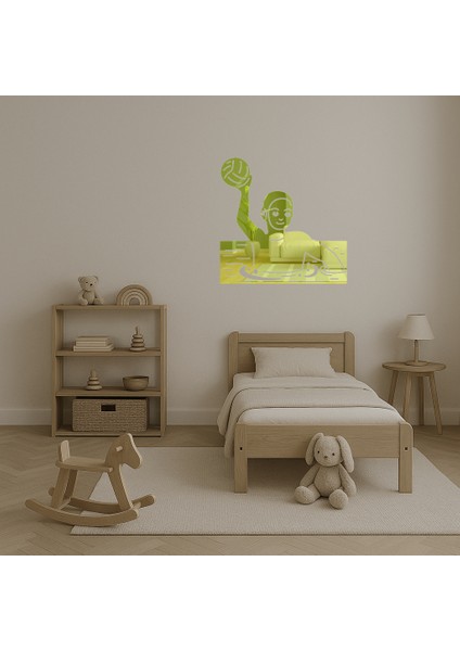 Su Topu Oyuncusu Emoji Duvar Süsü - MRS2925-3395 fırsatları