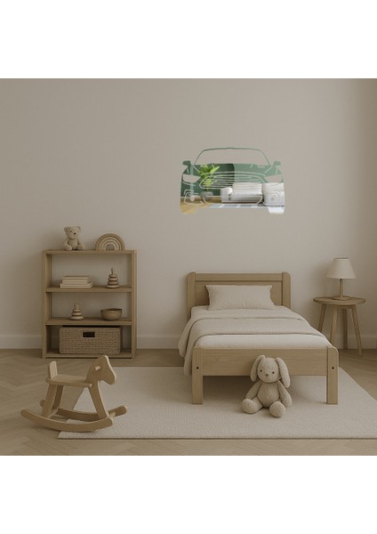 Şık Araba Çizimli Dekoratif Aynalı Tablo - MRS8714-7324 fırsatları