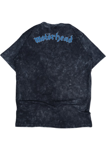Unisex Motörhead Ense Baskılı Yıkamalı T-Shirt, Oversize Rock Band Temalı Retro Tişört fiyatları