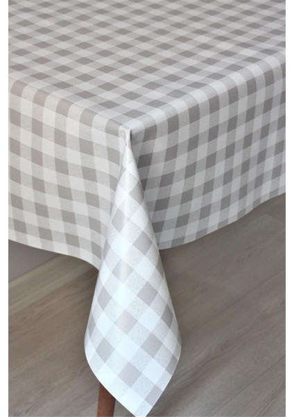 Gri Kare Elyaflı Pvc Masa Örtüsü, Kolay Temizlenir, Şık ve Dayanıklı Tasarım fiyatları