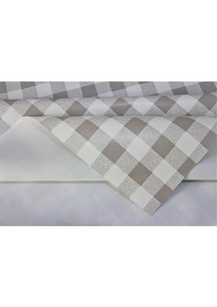 Gri Kare Elyaflı Pvc Masa Örtüsü, Kolay Temizlenir, Şık ve Dayanıklı Tasarım fırsatları