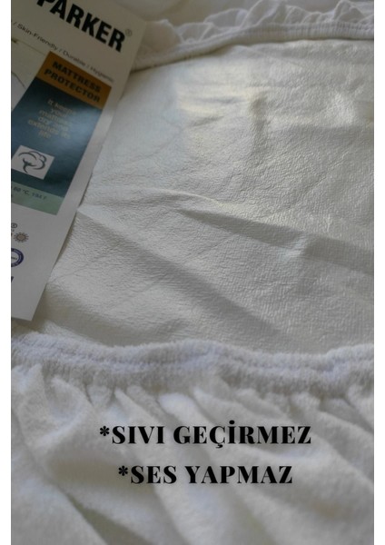 140X200 Sıvı Geçirmez Alez Mikro Fit Çift Kişilik Yatak Koruyucu Beyaz modelleri