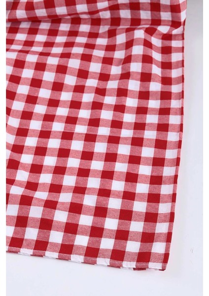 Büyük Kare Desenli Pötikareli Masa Örtüsü, Sofra Bezi, Piknik Örtüsü, Kırmızı fiyatları