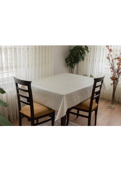 Astarlı ve Silinebilir Hijyenik Pvc Masa Örtüsü, Şık ve Kullanışlı Bej Renk fiyatları