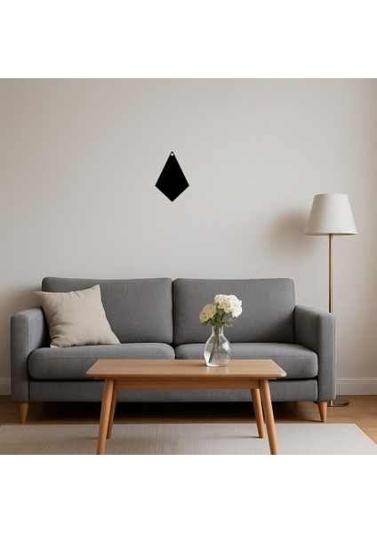 Elmas Şekilli Mdf Dekoratif Duvar Tablosu - MRS3486-1114 fırsatları