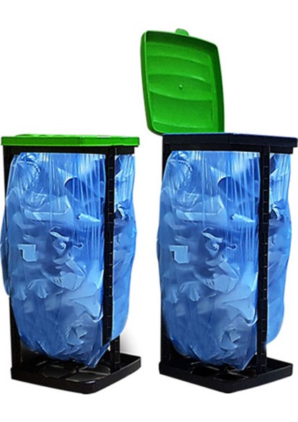 Yeşil Basket Çöp Kovası, Şık ve Kullanışlı Atık Kutusu