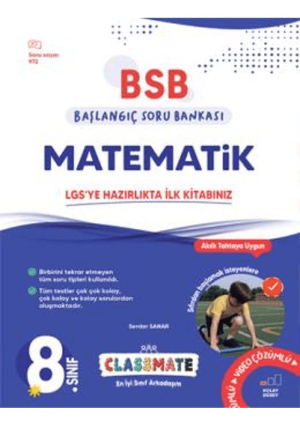 8. Sınıf Classmate Başlangıç Matematik Soru Bankası