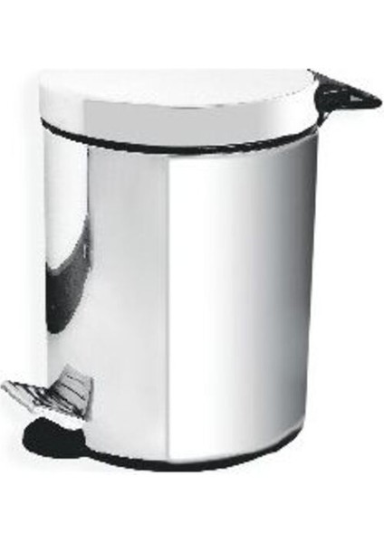 Pedallı Çöp Kovası 3l Krom, Şık ve Pratik Temizlik Aksesuarı