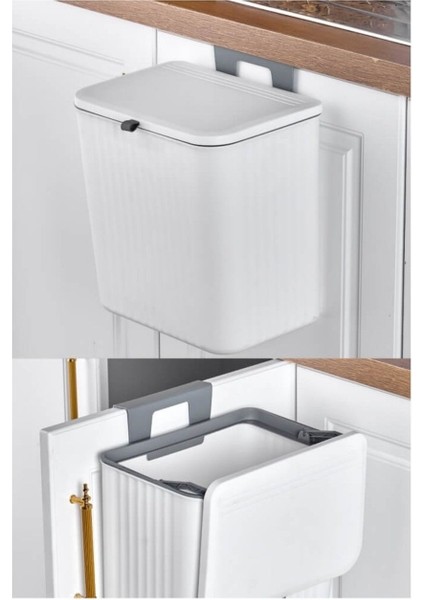 15 Litre Pratik ve Hijyenik Tezgah Üstü Çöp Kovası