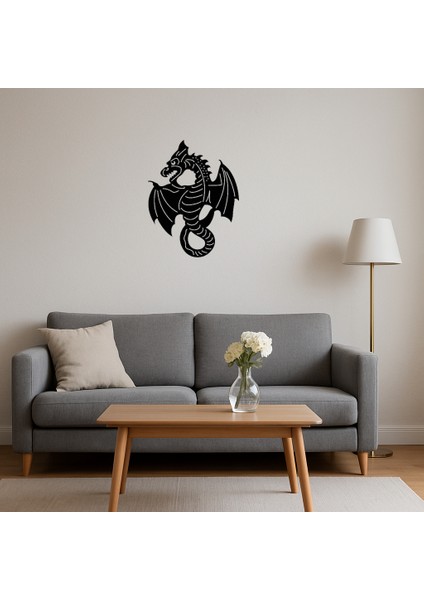 Uçan Ejderha Dekoratif Tablo - MRS5808-1658 fırsatları