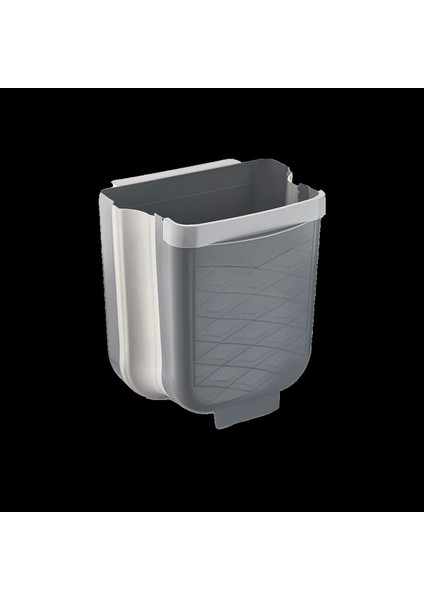 Gri Katlanabilir 6l Mutfak Çöp Kovası, Pratik ve Şık Tasarım
