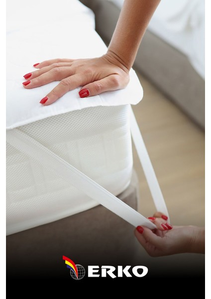 Su Geçirmez Yatak Koruyucu, Rahat ve Hijyenik Uyku Için Ideal, Gri Renk Seçeneği