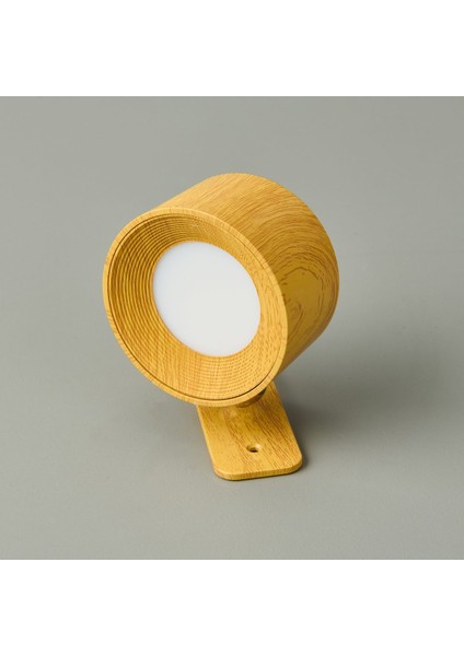 Kahverengi Taşınabilir LED Duvar Aplikası, 9X6X11 Cm, Şarjlı, Şık ve Kullanışlı Tasarım modelleri