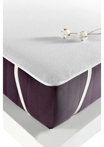 Micro 4 Köşe Lastikli Sıvı Geçirmez Pamuklu Yatak Koruyucu fırsatları