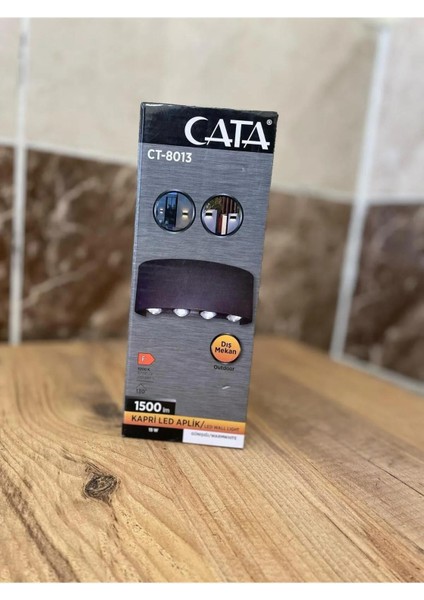 15W Kapri LED Aplik Dış Mekan Amber Siyah Şık ve Dayanıklı Aydınlatma fiyatları