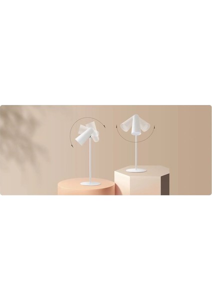 Esnek Şarj Edilebilir LED Lamba, Beyaz, Çok Yönlü, Hafif ve Kullanışlı