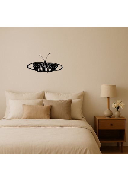 Şık Mdf Kelebek Duvar Dekoru - MRS3511-8032