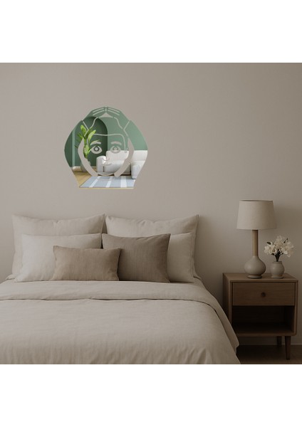 Elleri Havada Adam Emoji Aynalı Tablosu - MRS7162-9038 fiyatları