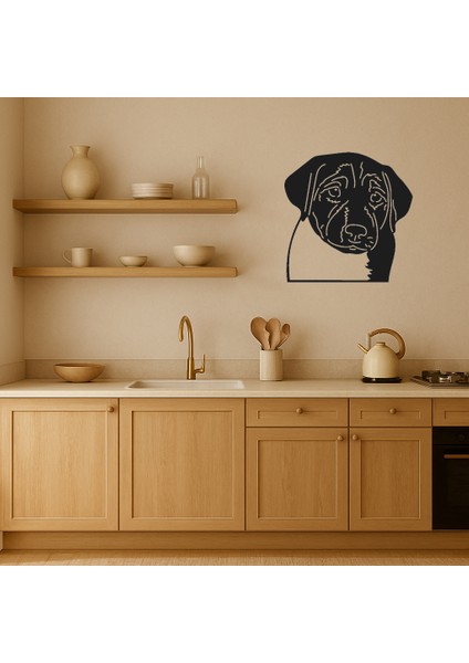 Sevimli Köpek Yüzü Duvar Süsü - MRS9476-4516 fiyatları
