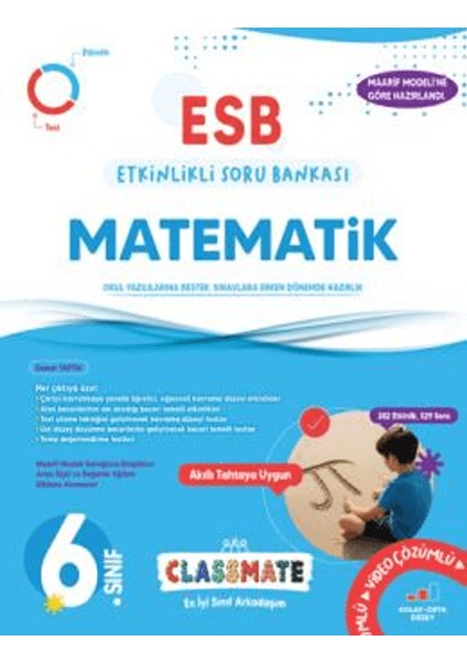 6. Sınıf Classmate Matematik Etkinlikli Soru Bankası