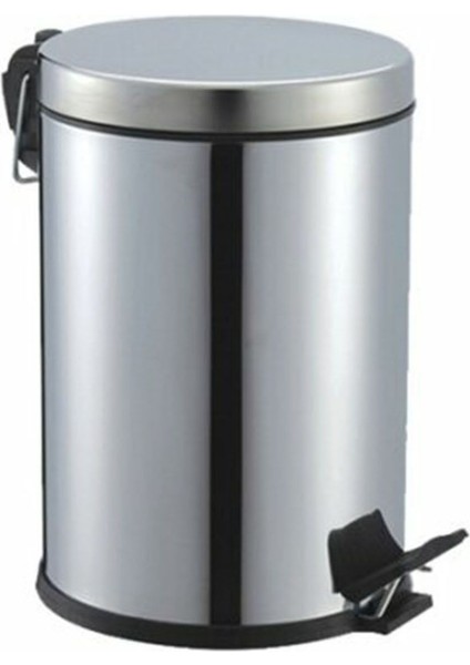 Gri 5 Lt Paslanmaz Metal Pedallı Çöp Kovası, Dayanıklı ve Şık Tasarım fiyatları