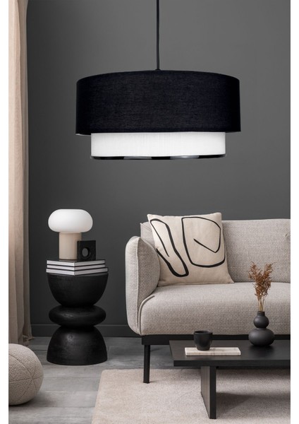 Modern Şık Siyah Sarkıt Avize, Ev ve Ofis Dekoru Için Ideal Seçim