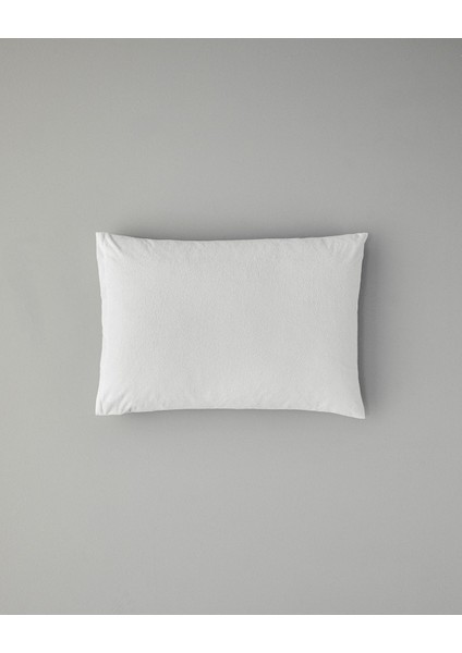 Yumuşak Pamuklu Sıvı Geçirmez Alez ve Yastık Kılıfı, Beyaz ve Yeşil Renkler