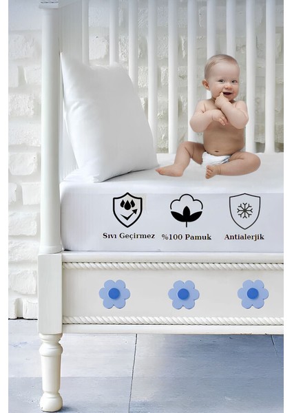 Yumuşak Pamuklu Sıvı Geçirmez Bebek Alezi, Yatak ve Bebek Yatağı Için Uygun indirimleri